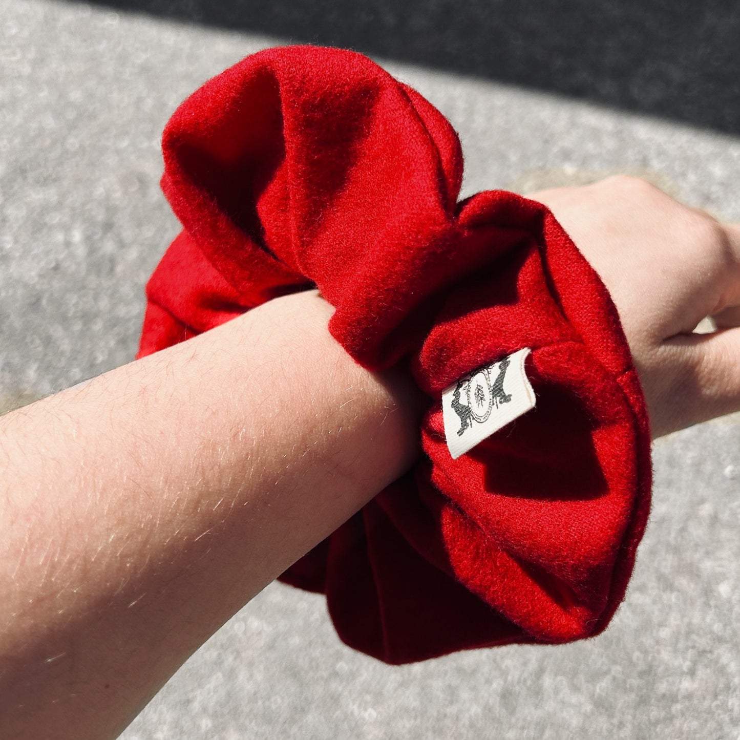 Large Rose Scrunchie