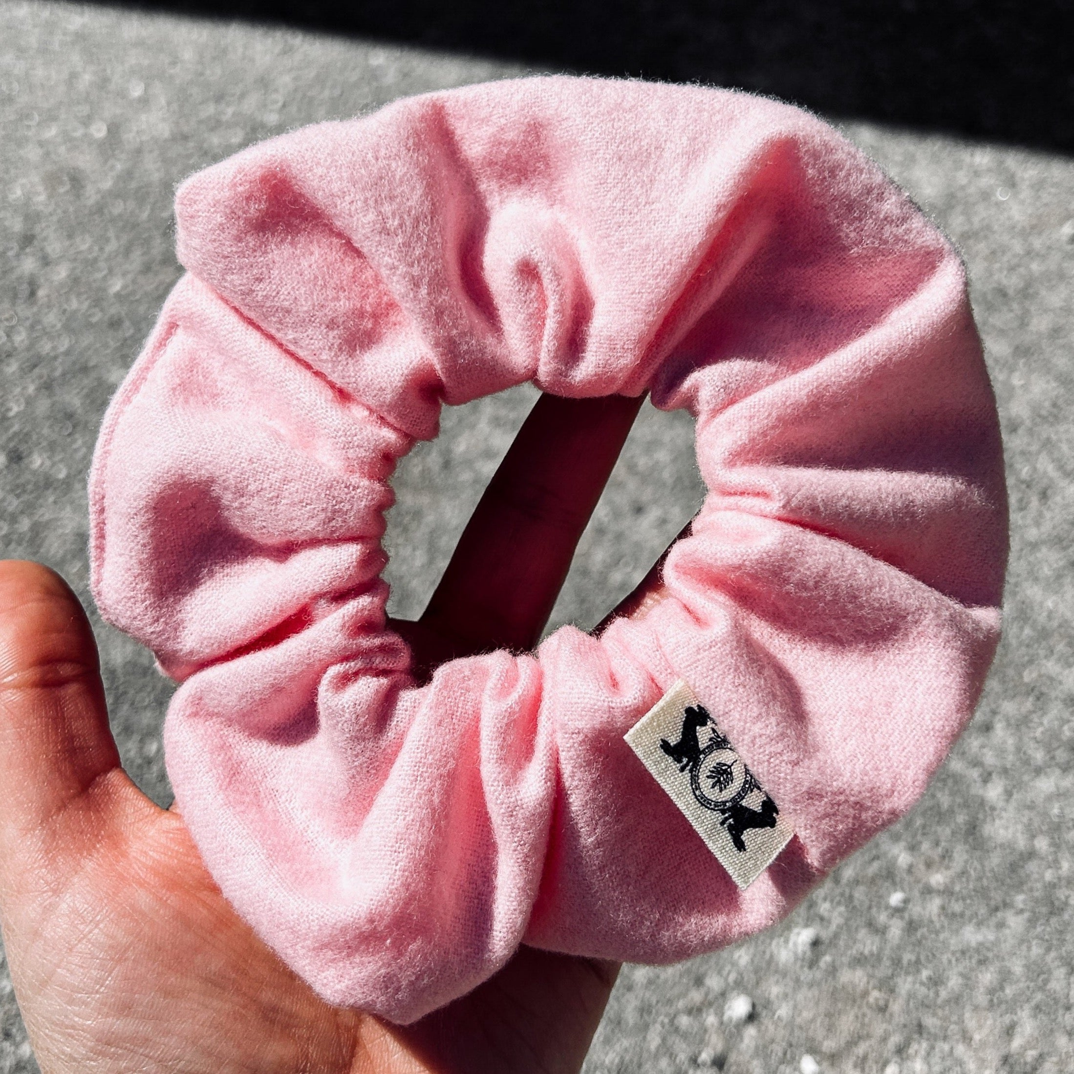 Large Blush Scrunchie